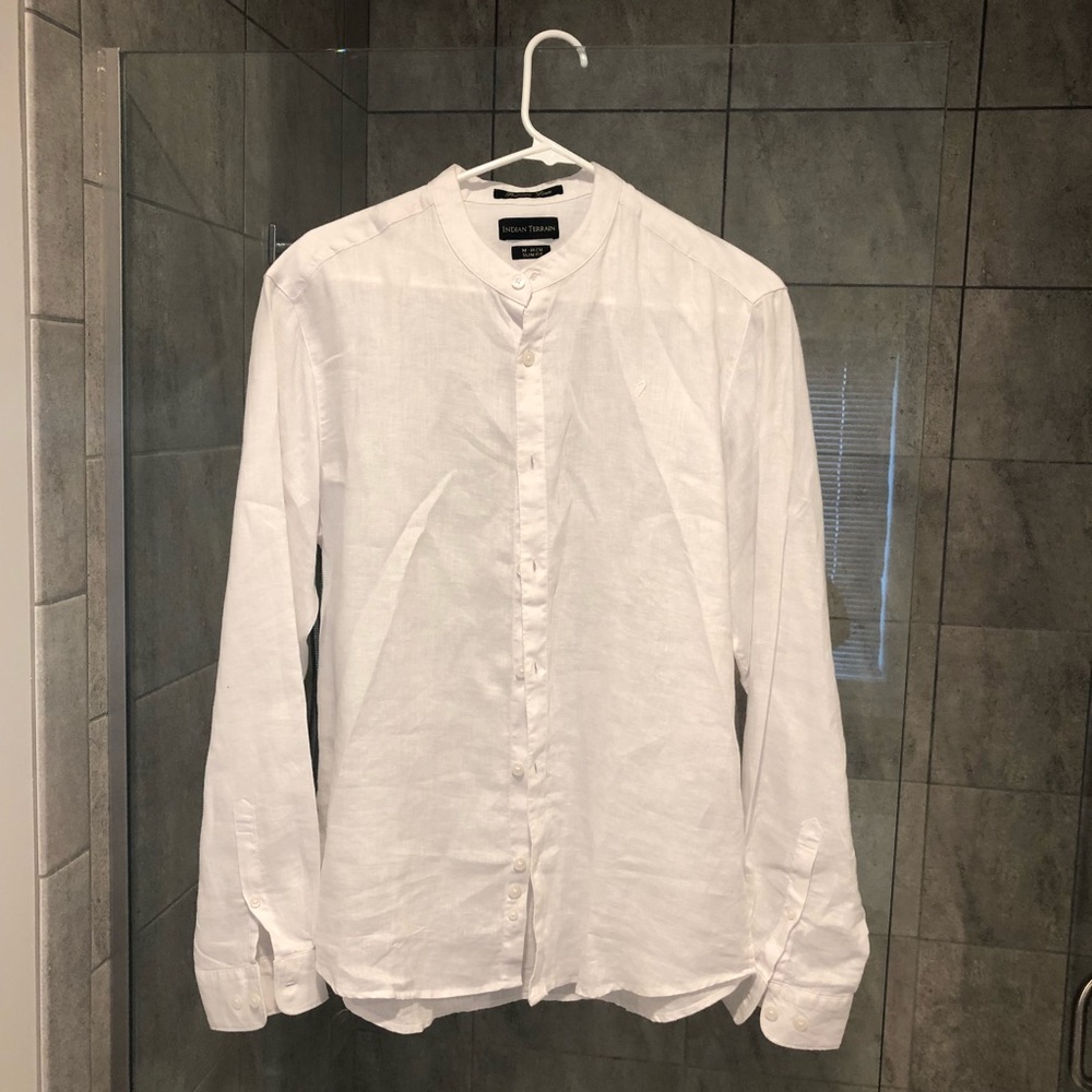 100% linen shirt